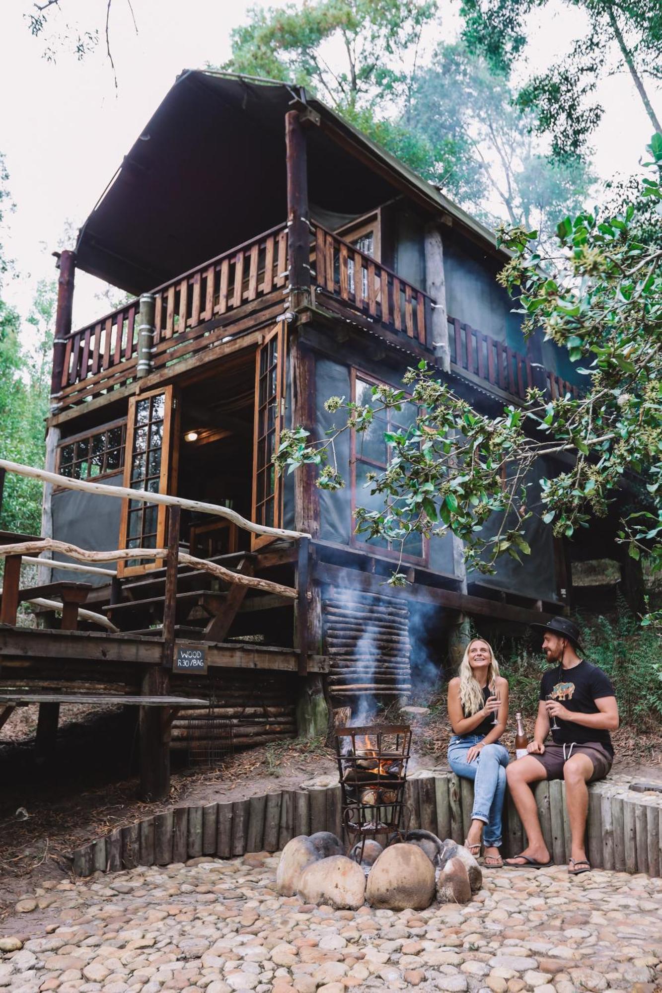 Fernhill Tented Treehouses Rheenendal Extérieur photo